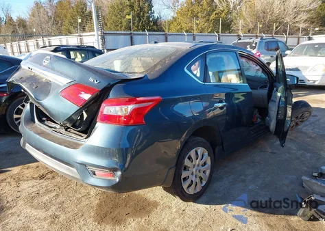 2017 Nissan Sentra Sv z USA, uszkodzony, nr VIN 3N1AB7AP5HY217521